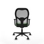 Piqueras y Crespo Chaise de Bureau Jorquera, Vert et Gris