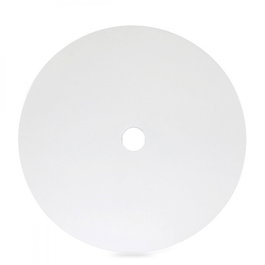 Disque concave métallique blanc Ø40cm