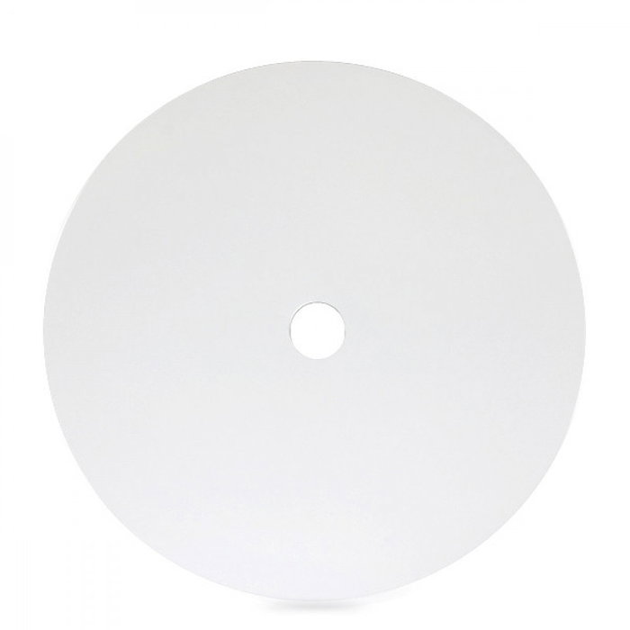 Disque concave métallique blanc Ø40cm