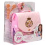 JAKKS PACIFIC Sac à dos de voyage Princesses Disney pour enfant avec accessoires de jeu (sac, clés, argent jouet)