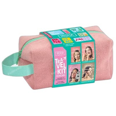 Iroha Kit de voyage étui de soins de la peau 5 pièces