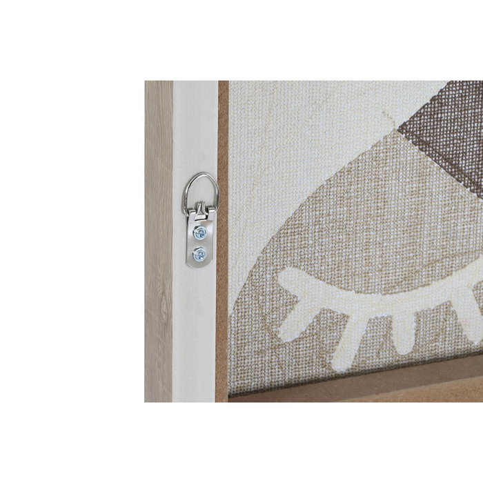 Home ESPRIT Cadre Laine Bois MDF 53 x 4,3 x 73 cm (2 Unités)