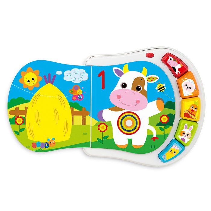 Chicco Livre des Animaux de la Ferme - Apprentissage des Sons et Formes - Dès 6 Mois