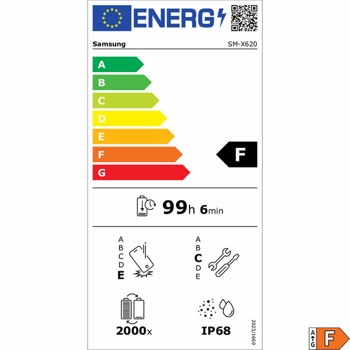 Tablette Samsung SM-X620NZAREUB 8 GB RAM 128 GB Gris