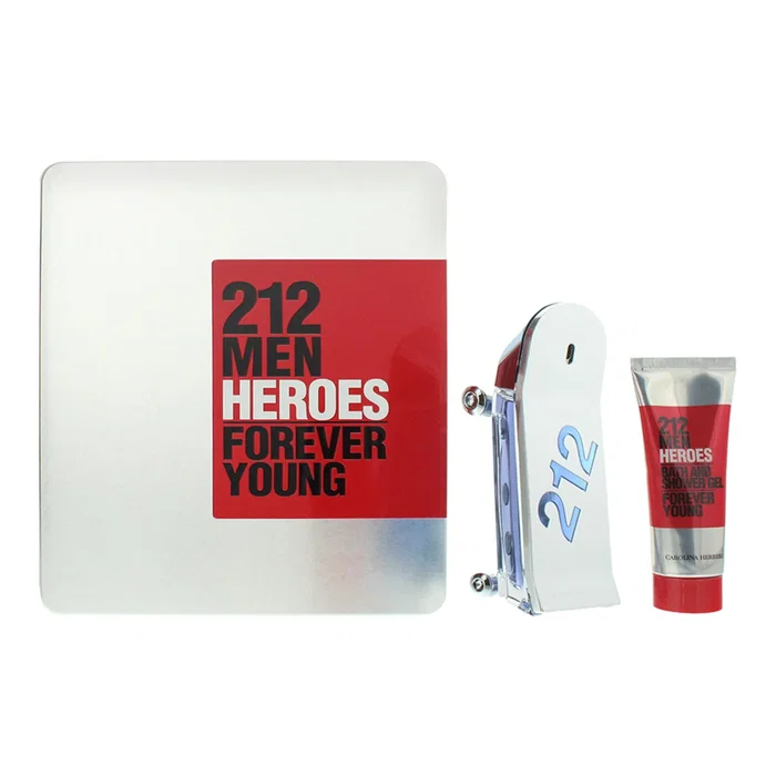 Carolina Herrera Coffret 212 Heroes pour Homme avec Eau de Toilette et Gel Douche