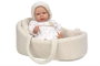 Muñecas Arias Muñeca Elegance 40 cm Andie Beige avec landau, mécanisme de pleurs et sac Try Me