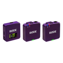 RØDE Micro Wireless GO III, microphone sans fil pour podcasting et streaming, violet, WIGOGEN3PUR