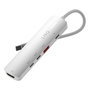 Hub USB Linq Byelements LQ49051 Blanc Gris