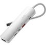 Hub USB Linq Byelements LQ49051 Blanc Gris