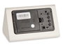 Giftdecor Réveil numérique blanc 11.7x7.5x8 cm bois MDF plastique PVC USB (Set de 12)