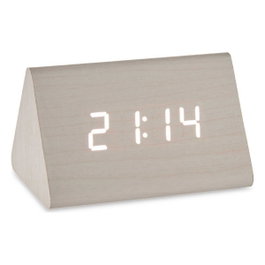 GIFTDECOR Réveil numérique blanc
