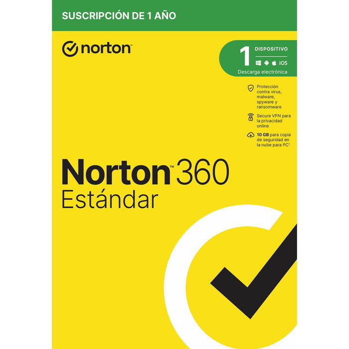 Norton 360 Standard 10 Go Antivirus Espagnol Norton 360 Standard 10 Go Antivirus Espagnol