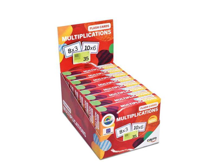 Cayro - Flash cards multiplication - Jeu éducatif - Langues: espagnol, anglais, français, italien, portugais, allemand, néerlandais Cayro - Flash cards multiplication - Jeu éducatif - Langues: espagnol, anglais, français, italien, portugais, allemand, néerlandais