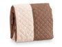 GIFTDECOR Couvre-canapé matelassé 2 places Marron + Beige