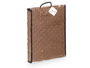 GIFTDECOR Couvre-canapé matelassé 2 places Marron + Beige