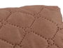 GIFTDECOR Couvre-canapé matelassé 2 places Marron + Beige