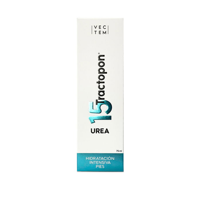 Tractopon Crème Podologique à 15% d'Urée 75 ml pour Pieds Secs et Abîmés - Hydratation Intensive et Réparation - Testée Dermatologiquement