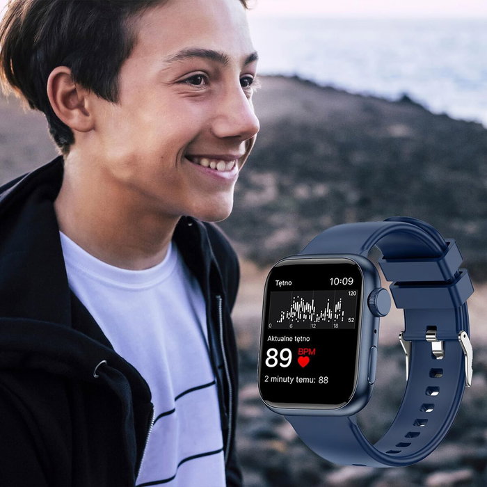 Montre intelligente Forever IGo Watch 3 JW-500 Bleu 1,83"