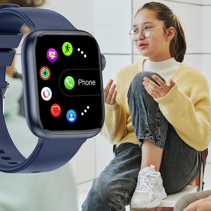 Montre intelligente Forever IGo Watch 3 JW-500 Bleu 1,83"