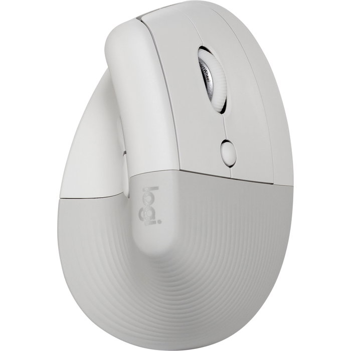 Logitech Lift for Business, Souris ergonomique verticale Blanc cassé
