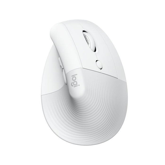 Logitech 910-006496 Souris ergonomique Lift vertical sans fil blanche pour l'entreprise