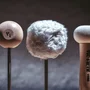 Vic Firth VicKick VKB3 Maza de bombo en feutre avec revêtement polaire