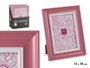 Giftdecor Porte-photos Rose 13x18 cm Plastique et Verre 19x24 cm (Set de 24)