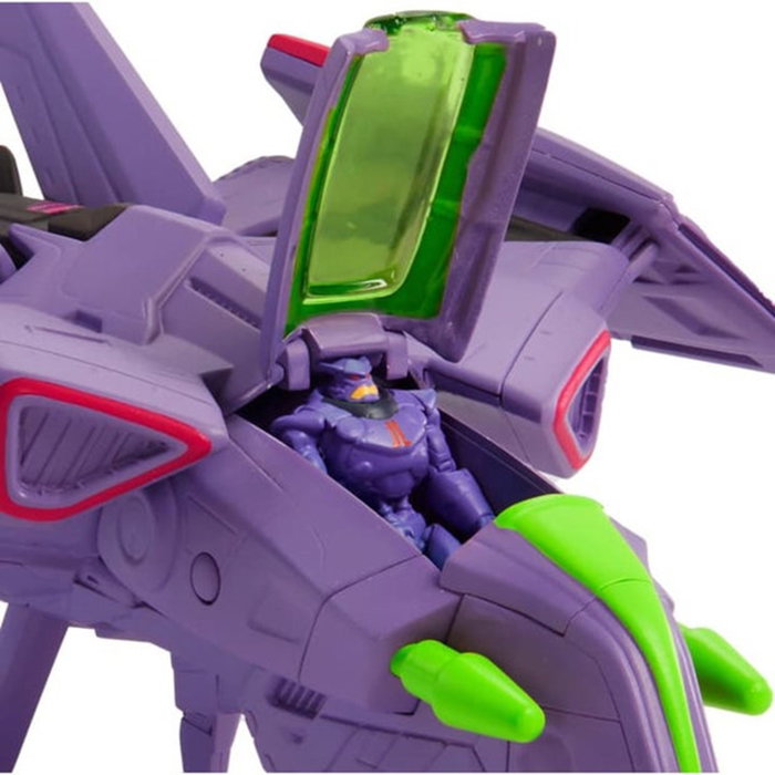 Mattel Lightyear Hyperspeed – Barque de Combat Zurg avec Figurine – Jouet Disney Pixar