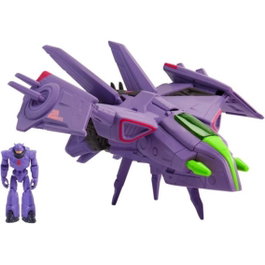 Mattel Lightyear Zurg Fighter Ship avec figurine de Zurg et missiles de combat