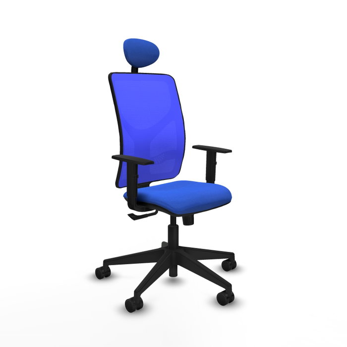 Piqueras y Crespo Chaise de Bureau Motilla avec Appui-tête et Mécanisme Synchrone, Bleu Piqueras y Crespo Chaise de Bureau Motilla avec Appui-tête et Mécanisme Synchrone, Bleu