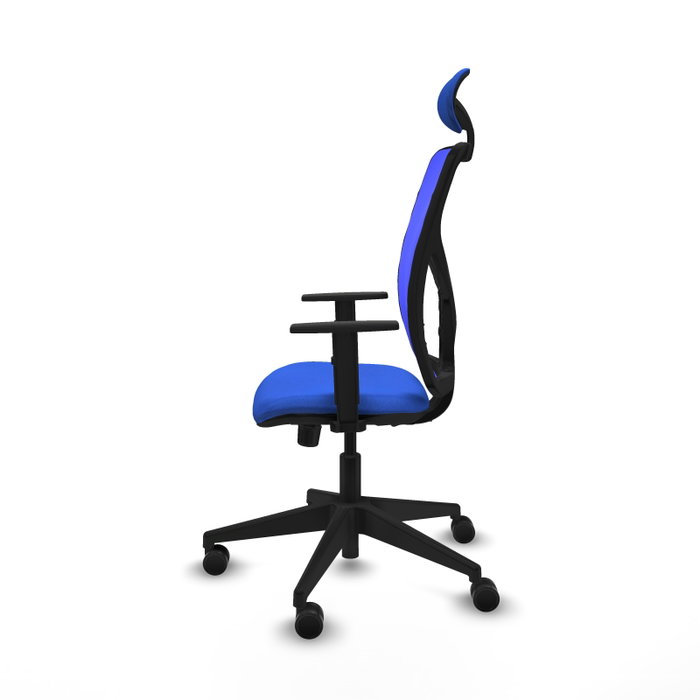 Piqueras y Crespo Chaise de Bureau Motilla avec Appui-tête et Mécanisme Synchrone, Bleu Piqueras y Crespo Chaise de Bureau Motilla avec Appui-tête et Mécanisme Synchrone, Bleu