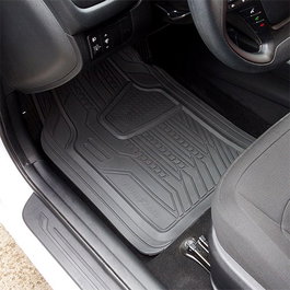Goodyear Set de tapis de voitures GOD9017 Noir (4 pcs)