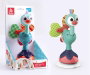 Hola Sonajero con ventosa Hibou ou Paon assortis