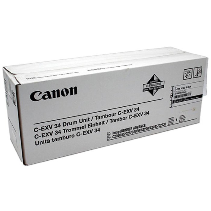 Canon 3786B003 - Tambour Photorécepteur (Toner) C-EXV 34 Noir Canon 3786B003 - Tambour Photorécepteur (Toner) C-EXV 34 Noir