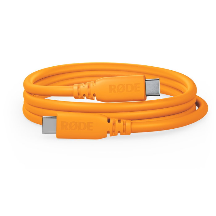 RODE SC27 Orange Câble USB-C vers USB-C 2m SuperSpeed 5Gbps 60W RODE SC27 Orange Câble USB-C vers USB-C 2m SuperSpeed 5Gbps 60W