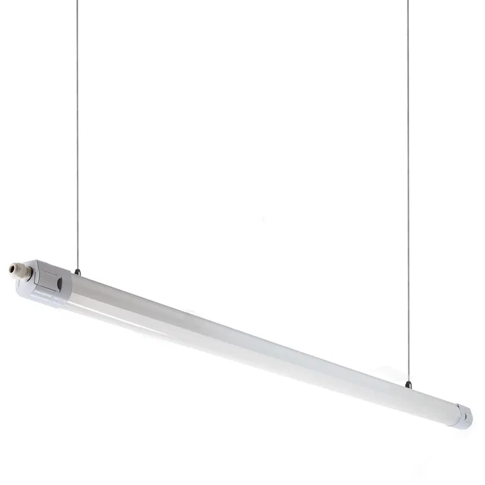 Luminaria Lampe LED Linéaire Enlazable 40W 4800Lm 1200mm CCT 3000-6500K Blanc Régulable, IP65, Suspension/Mural Luminaria Lampe LED Linéaire Enlazable 40W 4800Lm 1200mm CCT 3000-6500K Blanc Régulable, IP65, Suspension/Mural