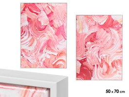 GIFTDECOR Tableau sur toile cadre blanc Aguas Rojas 50x70 (Lot de 2)