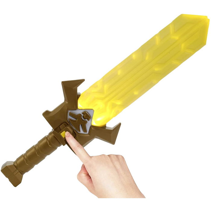 Mattel Réplica Power Sword - Masters of the Universe - Épée lumineuse et sonore 27 cm - Jouet pour enfants - Netflix Mattel Réplica Power Sword - Masters of the Universe - Épée lumineuse et sonore 27 cm - Jouet pour enfants - Netflix