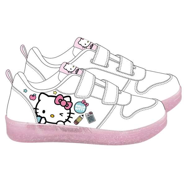 Cerdá Chaussure de sport scolaire Hello Kitty - Blanc - Taille 26 Cerdá Chaussure de sport scolaire Hello Kitty - Blanc - Taille 26