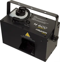 ALGAMLIGHT Machine à Brouillard 600W avec écran LCD - Temporisateur/DMX - Réservoir 1.2L