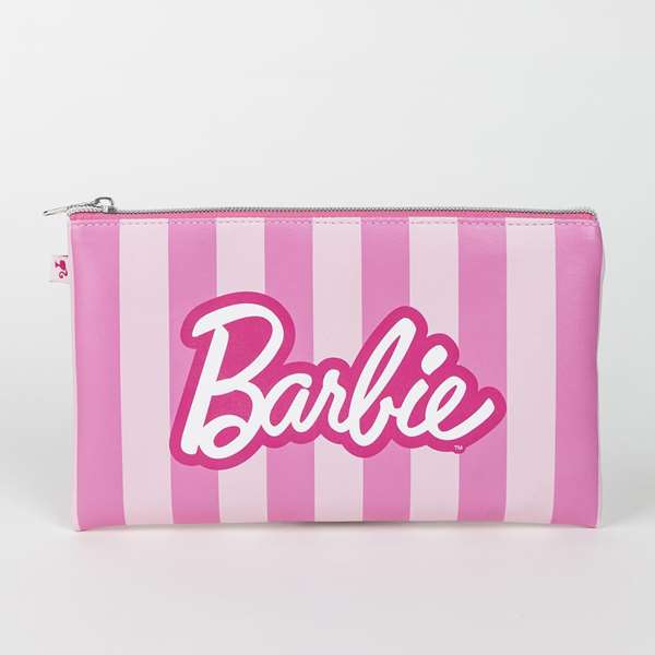 Cerdá - Set de maquillage Coffret Barbie - Valisette rose pour enfants à partir de 3 ans - 20 x 21.6 x 4 cm