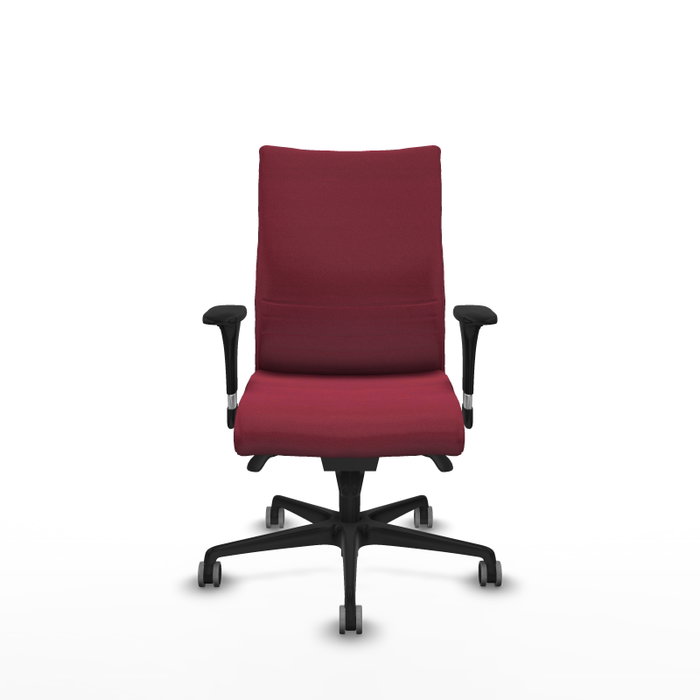 Piqueras Y Crespo Albacete Confidente, Chaise de bureau Granat avec mécanisme Synchro et accoudoirs 1D