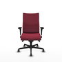 Piqueras Y Crespo Albacete Confidente, Chaise de bureau Granat avec mécanisme Synchro et accoudoirs 1D
