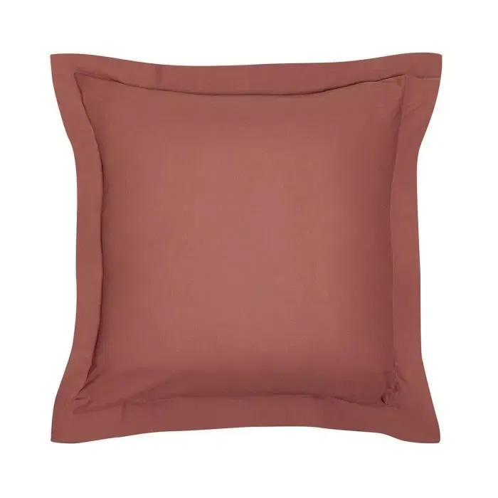 Today - Taie d'oreiller Essential - 63 x 63+5 cm - 100% coton uni - Terracotta Today - Taie d'oreiller Essential - 63 x 63+5 cm - 100% coton uni - Terracotta
