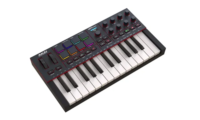 Akai Professional MPK Mini MK4 - Contrôleur MIDI USB-C 25 touches, pads MPC RGB, noir Akai Professional MPK Mini MK4 - Contrôleur MIDI USB-C 25 touches, pads MPC RGB, noir