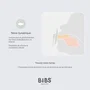 Bibs Sucette Bébé Colour Silicone Phosphorescente Blush Vanilla Pack de 2