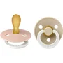 Bibs Sucette Bébé Colour Silicone Phosphorescente Blush Vanilla Pack de 2