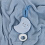 Chicco Boîte Musicale Luna Musical Bleue avec Berceuses - Attache Lit et Poussette