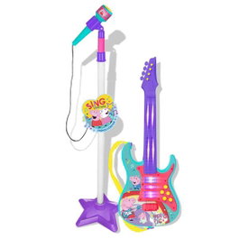 Reig Set Guitare et Micro Peppa Pig avec Fonctions