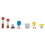 JAKKS PACIFIC Diorama Blister avec Figurines de Sonic The Hedgehog - Ensemble de 6 cm pour Rejouer les Batailles du Jeu Vidéo